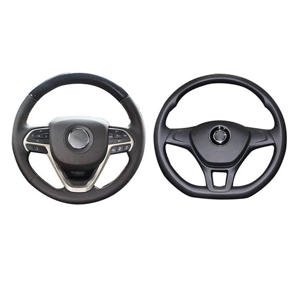 

Accessories Cover Steering Wheel Black+Red Diamond For 38-37CM Leather