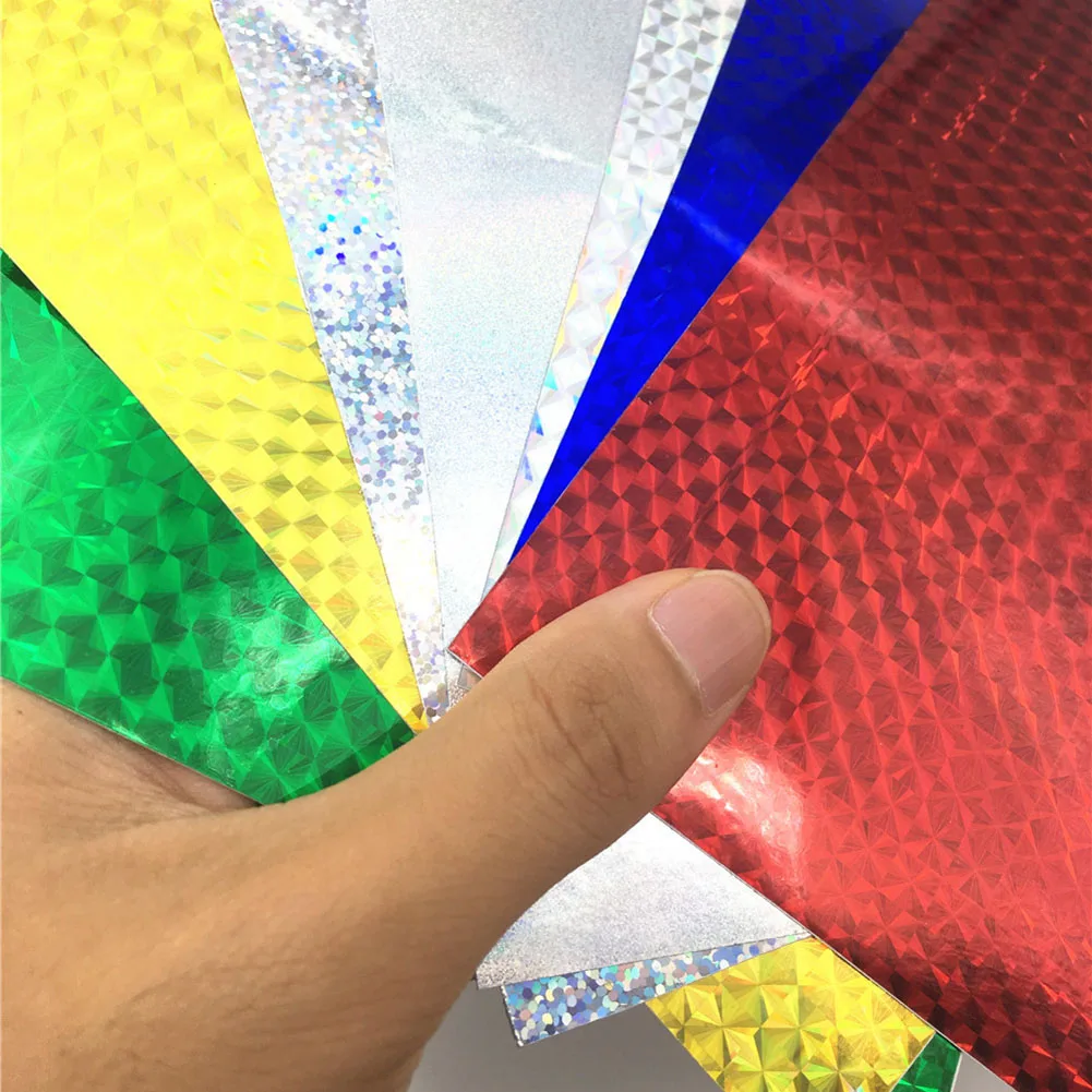 Новинка 10 листов голографическая Светоотражающая рыболовная приманка лента для