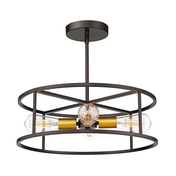 Винтажная Подвесная лампа в стиле индастриал потолочный светильник для гостиной