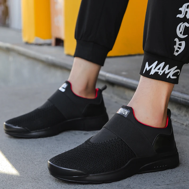 2019 мужские летние повседневные кроссовки модные размер 39 46 Мужские дышащие