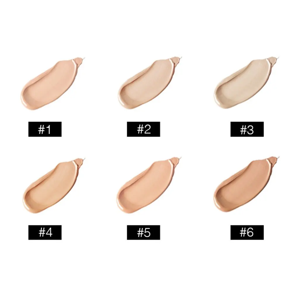 6 цветов в наличии жидкий тональный крем консилер цилиндрический стеклянный