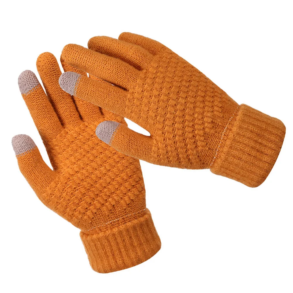 

2 Pair of Creative Unisex Knitted Touch Screen Finger Winter Warm Hands Protection Costume for Outdoor Clim