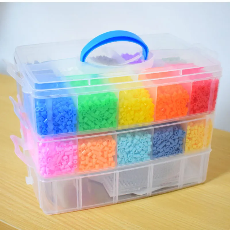 

20000pcs/box Hama Beads 5mm Kit Fuse Beads Set Puzzle 3d Hama Beads 5mm Pegboards DIY for Kids Educational Toys Unisex