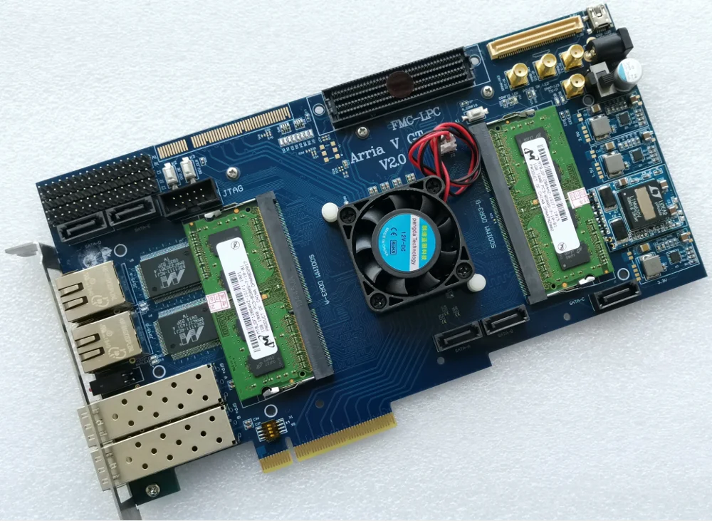Логическая плата Arria V dd3 sfp RJ45 SATA FMC altera fpga intel PCIe макетная pcie kit | Компьютеры и офис