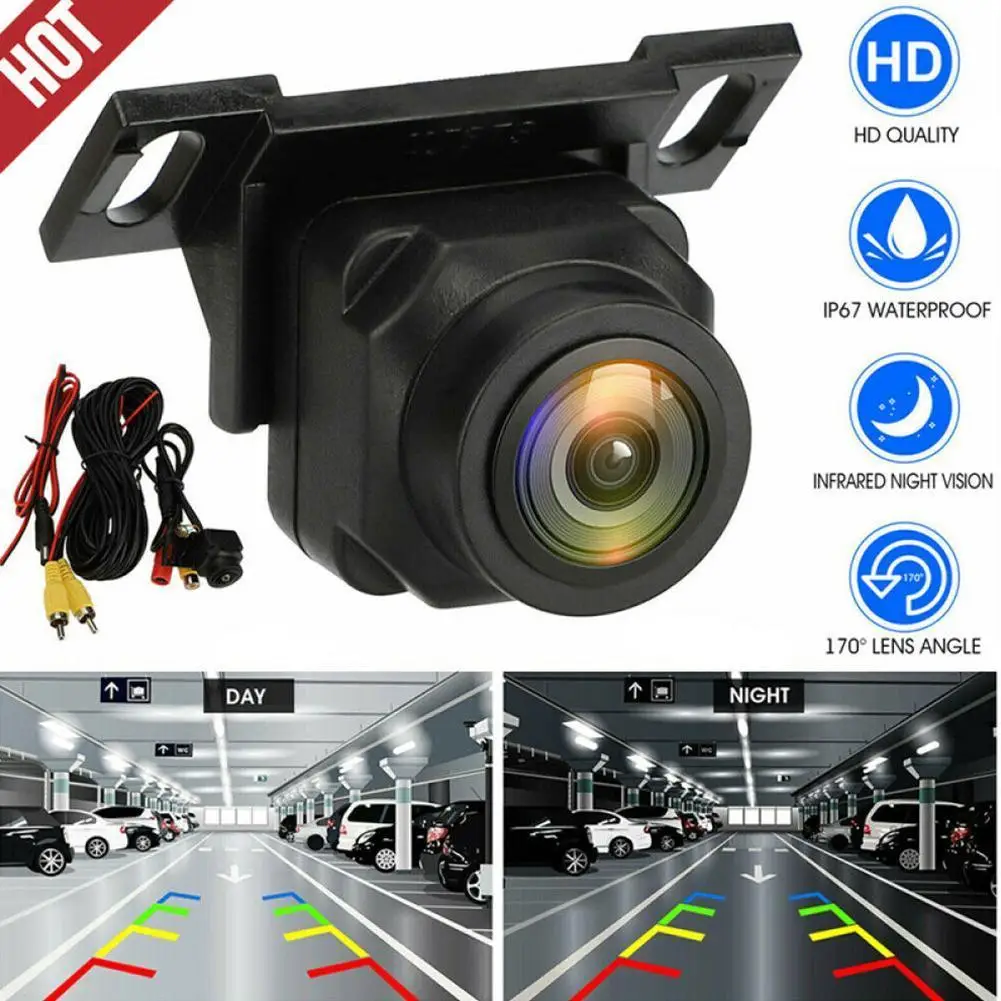 

HD 1080P Night Vision 170° Fisheye Lens Car Rear View Camera Auto Rearview Backup Reverse Camera Parking Assistance Waterproof