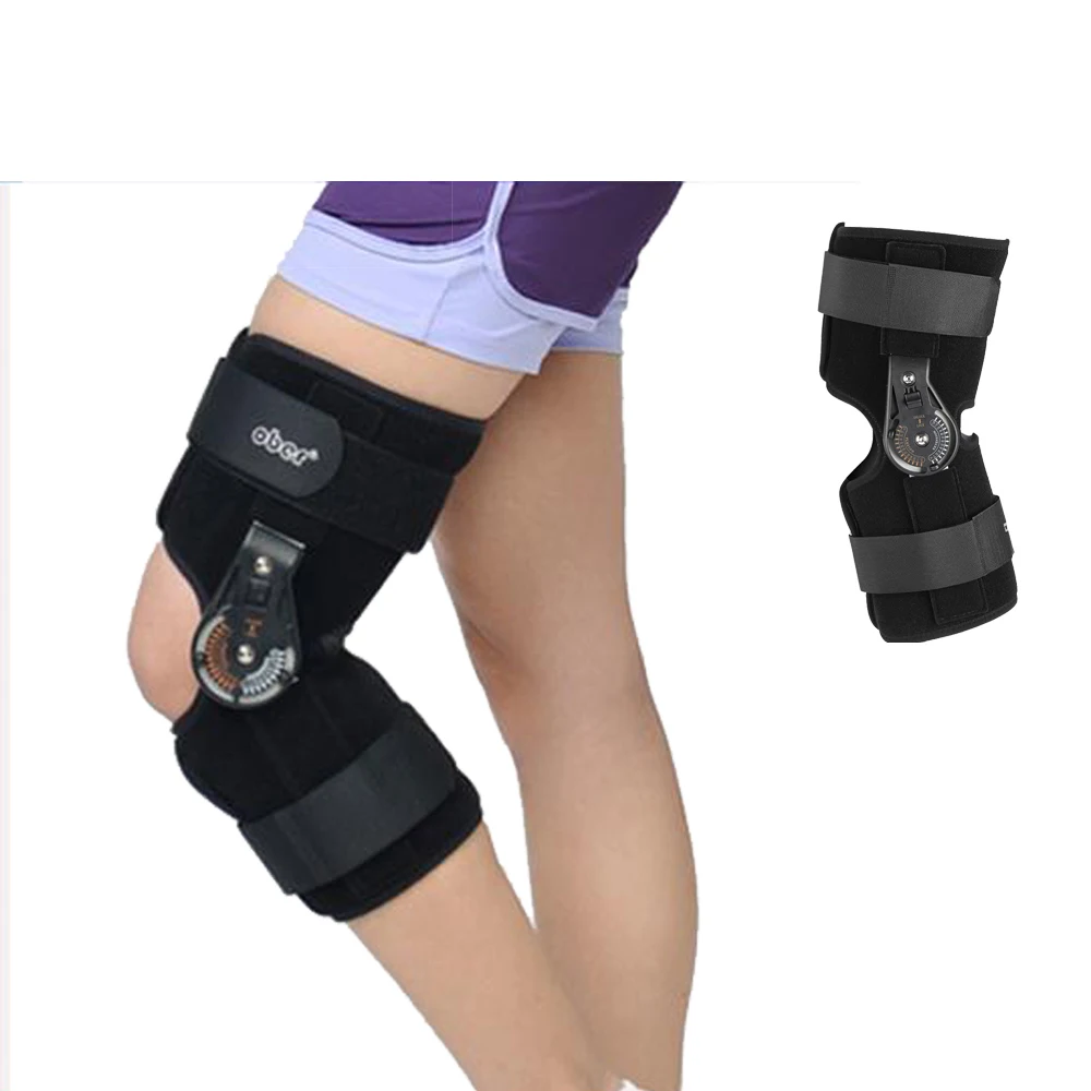 

Knee Brace Support Adjustable Pain Medical Hinged Brace Knee Support Joint Orthosis Ligament Sport Injury Splint Sport Knee Pads