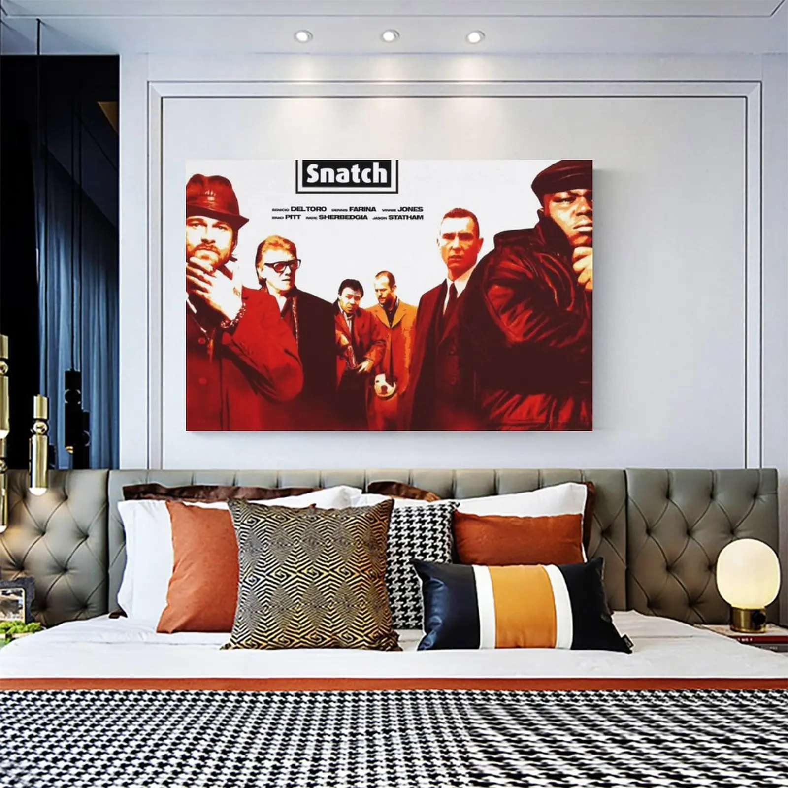 

Постер Snatch (2000) IMDB Top 250, художественный плакат на холсте и Настенная картина, современный семейный декор для спальни, плакаты