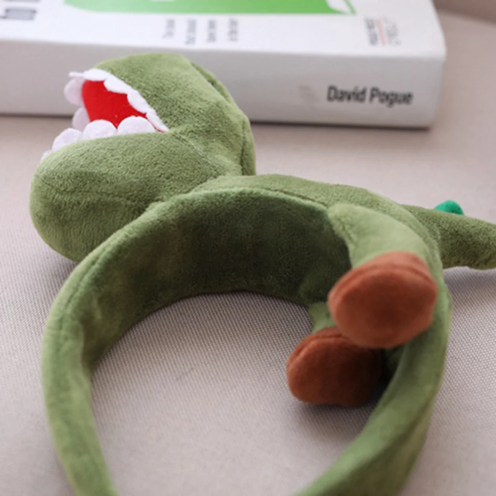 

Cute Shark Dinosaur Animal Plush Stuffed Hair Hoop Headband Headwear Photo Props