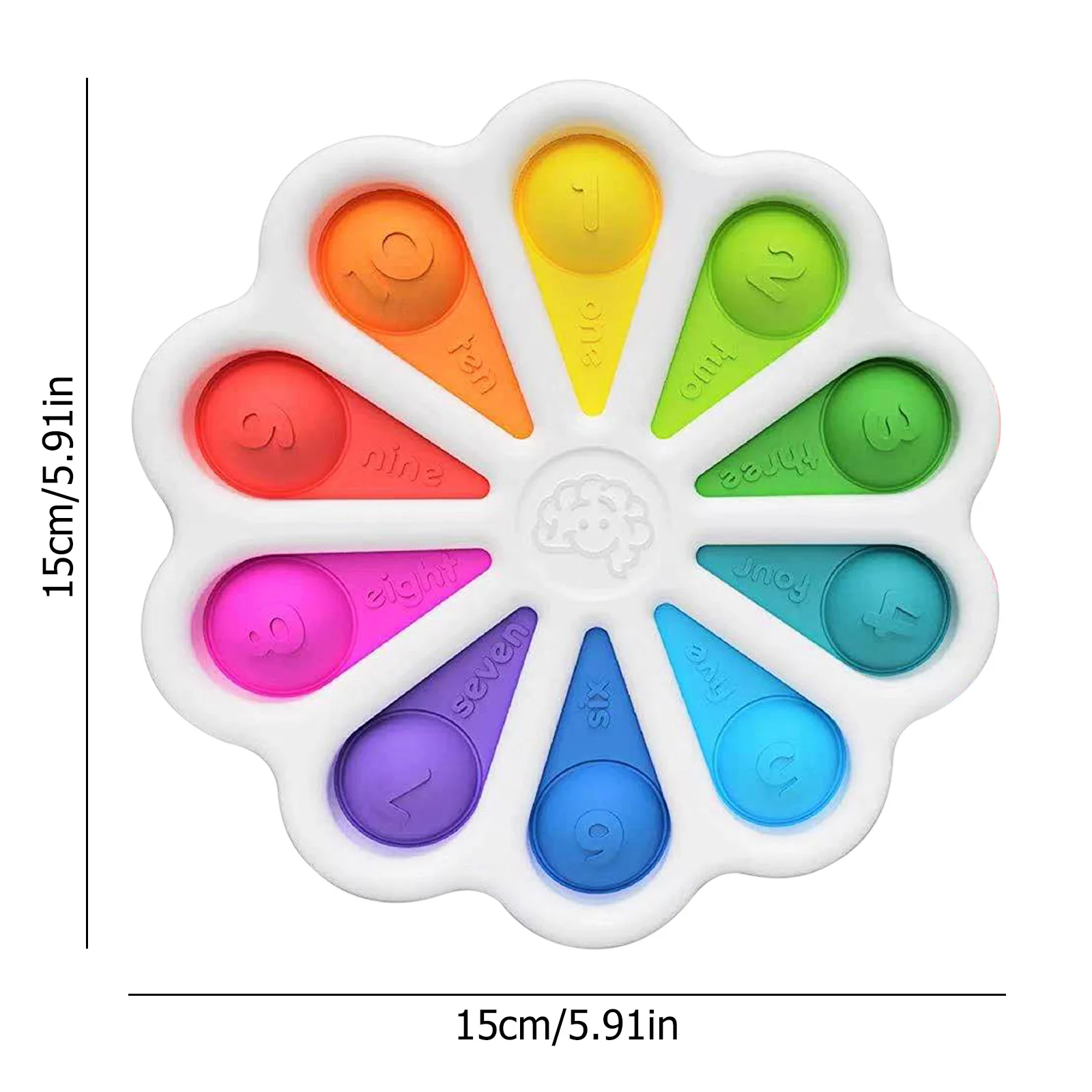 Пуш-ап пузырь Непоседа простой улыбающегося игрушка для снятия стресса ручной