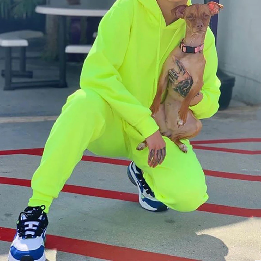 Однотонный женский спортивный Повседневный пуловер с длинным рукавом и