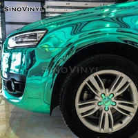 sinovinyl 1 52x18m 5x59ft air bubble free chrome mirror vinyl film wrap car auto vehicle color change body sticker