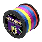 9 нитей, плетеная многонитевая рыболовная леска BAKAWA 100% PE 1003005001000 м