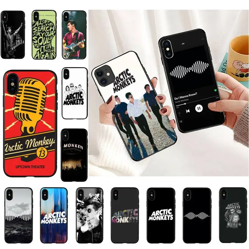 

arctic monkeys Phone Case for iphone 13 11 8 7 6 6S Plus 7 plus 8 plus X XS MAX 5 5S XR 12 11 Pro max se 2020 Funda Cover