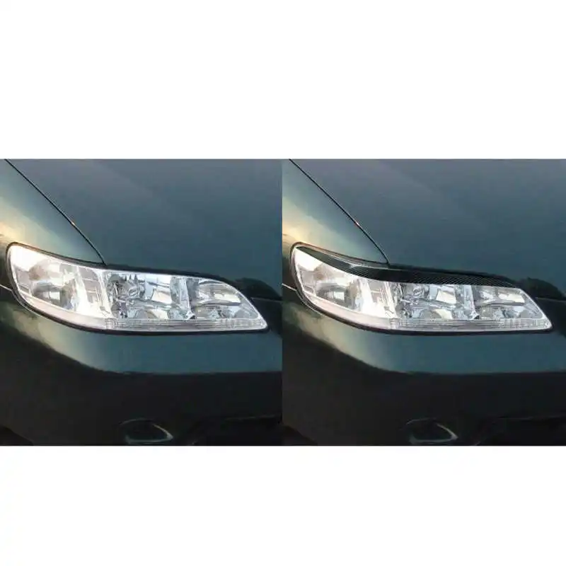 

Fit For Honda For Accord 1998-2002 carbon fiber headlight eyebrow and eyelash modification car accessories