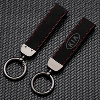 1pcs metal car styling keychain leather key rings alloy style accessories for kia cerato sportage r k2 k3 k5 rio 3 4 sorento