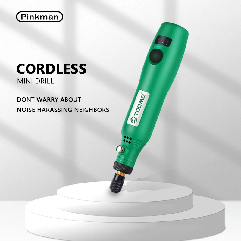 

Pinkman 3.6v Adjustable Cordless Mini Drill Dremel Engraver Electric Grinding Drilling Machine Tools For Home Power Rotary Tools