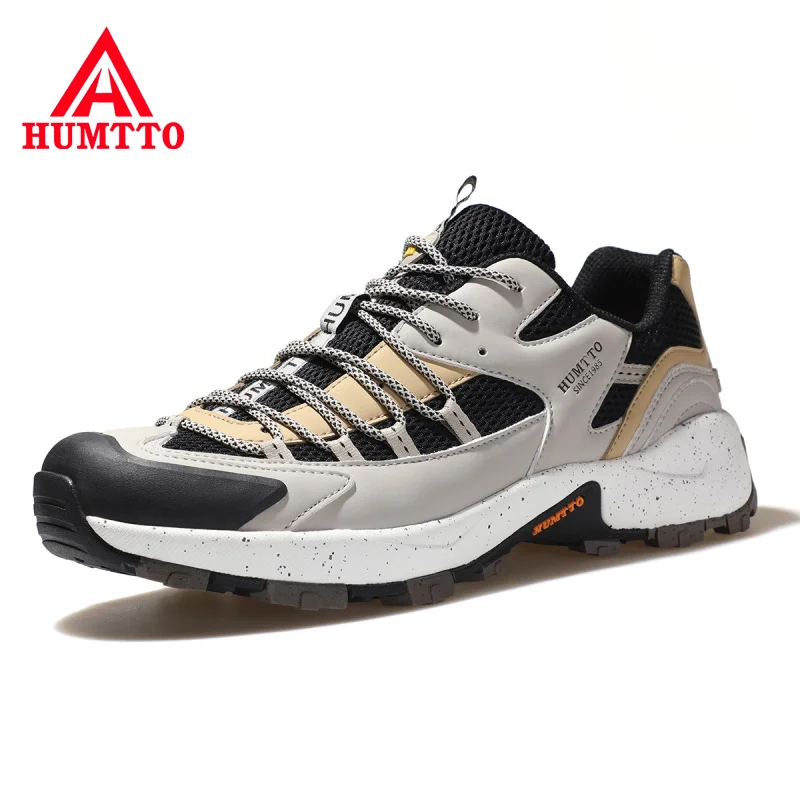 HUMTTO Men's Sports Shoes 2021 Gym Running Shoes for Men Summer Lace-up Sneakers Non-leather Casual Mens Luxury Designer Shoes