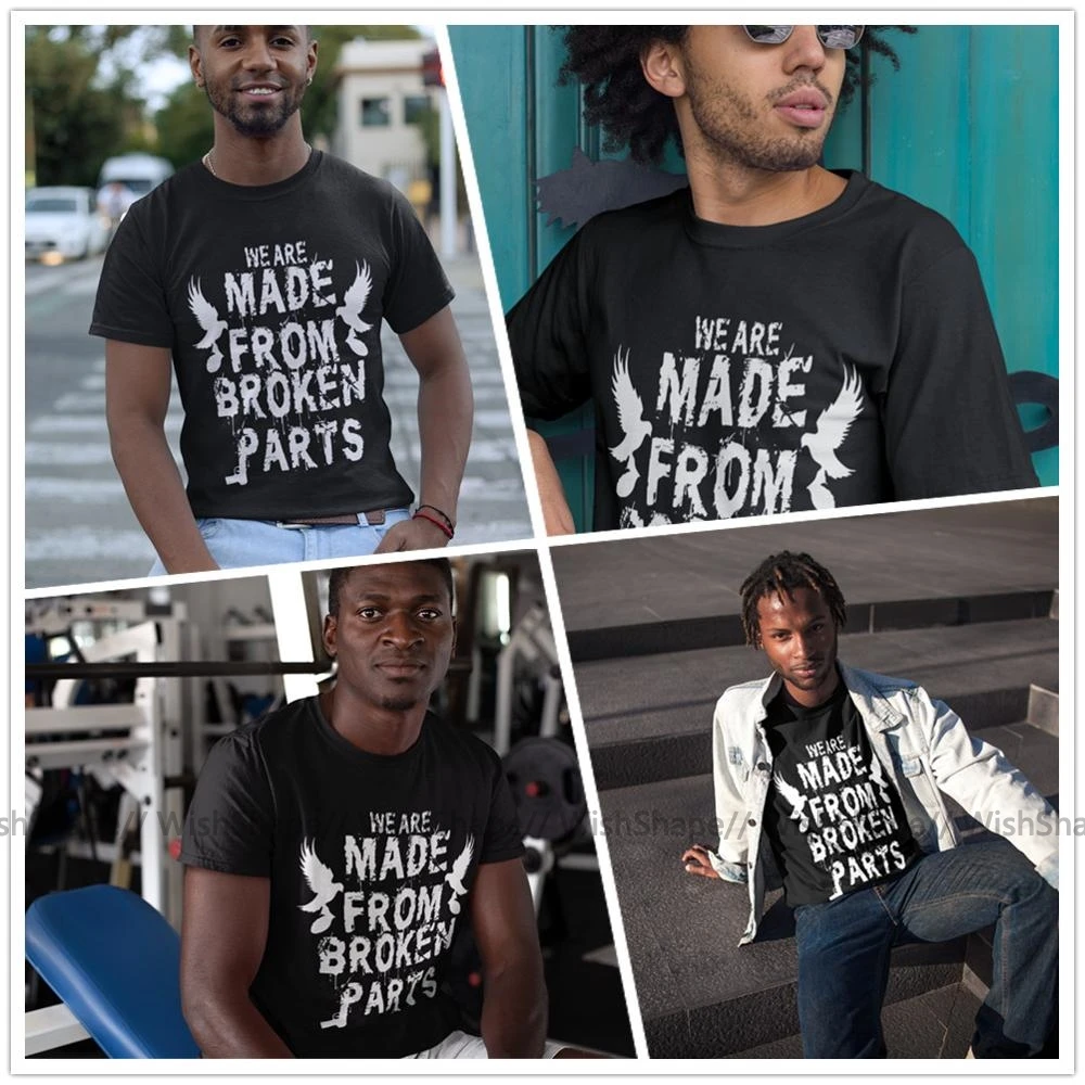 Мужская футболка с принтом Голливуда Undead - We Are коротким рукавом круглым вырезом и