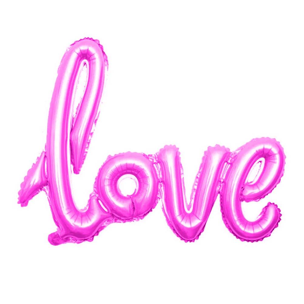 1 шт. новинка лигатуры любовь буквы фольга воздушный шар юбилей свадьба день