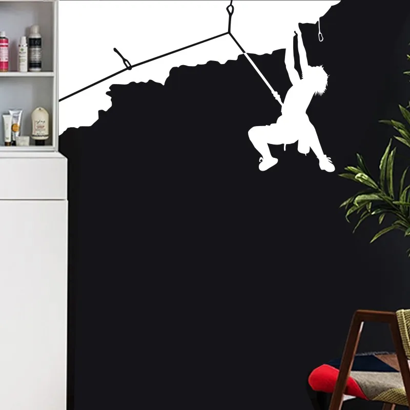 

Rock Climbing Wall Sticker Vinyl Climber Wall Decals Pegatina Decor Mural Home Decoration Extreme Sports Climbing Car Decal