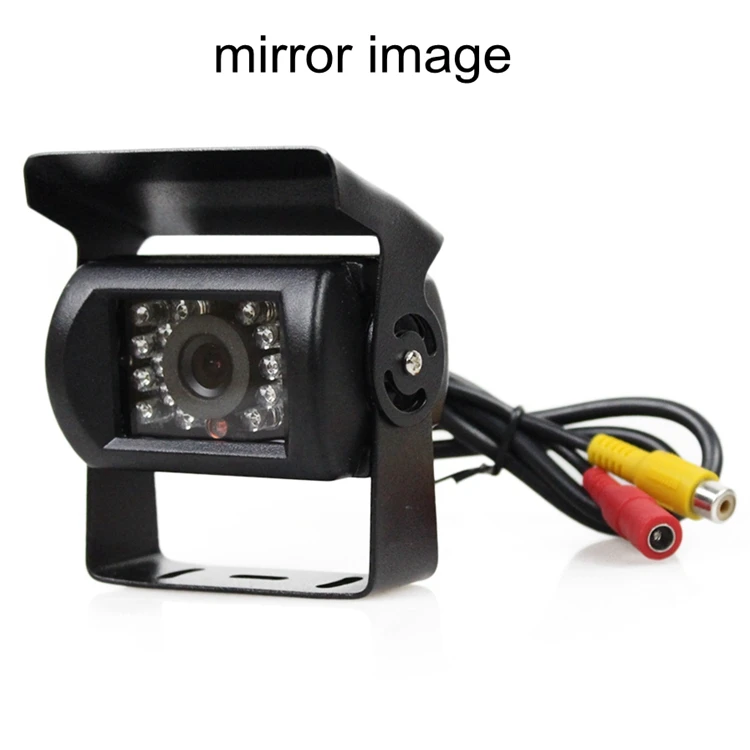 DIYKIT DC 12 V-24 V 120 градусов Водонепроницаемый Цвет ПЗС, заднего хода автомобиля, грузовика, автобуса Камера с ИК Ночное видение - Название цвета: mirror image