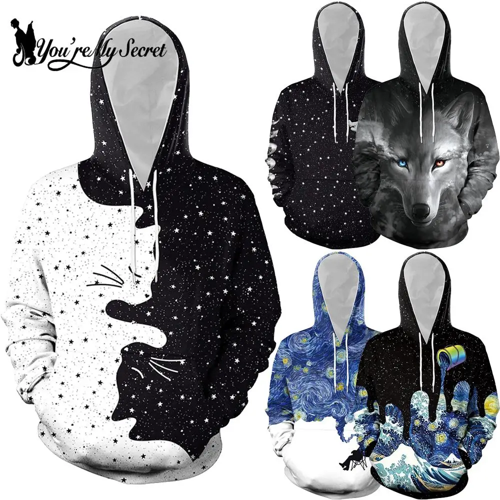 

[You're My Secret]Spring Autumn Anime 3D Printing Hoodies Cartoon Tracksuit Men Clothing Sweatshirts Sportswear Streetwear
