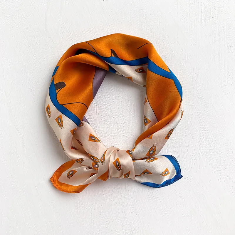 

Horse Print 100% Real Silk Scarf Women Fashion Scarves Hijab Headscarf Shawl Bandana Headband Foulard Neckerchief Female 2021
