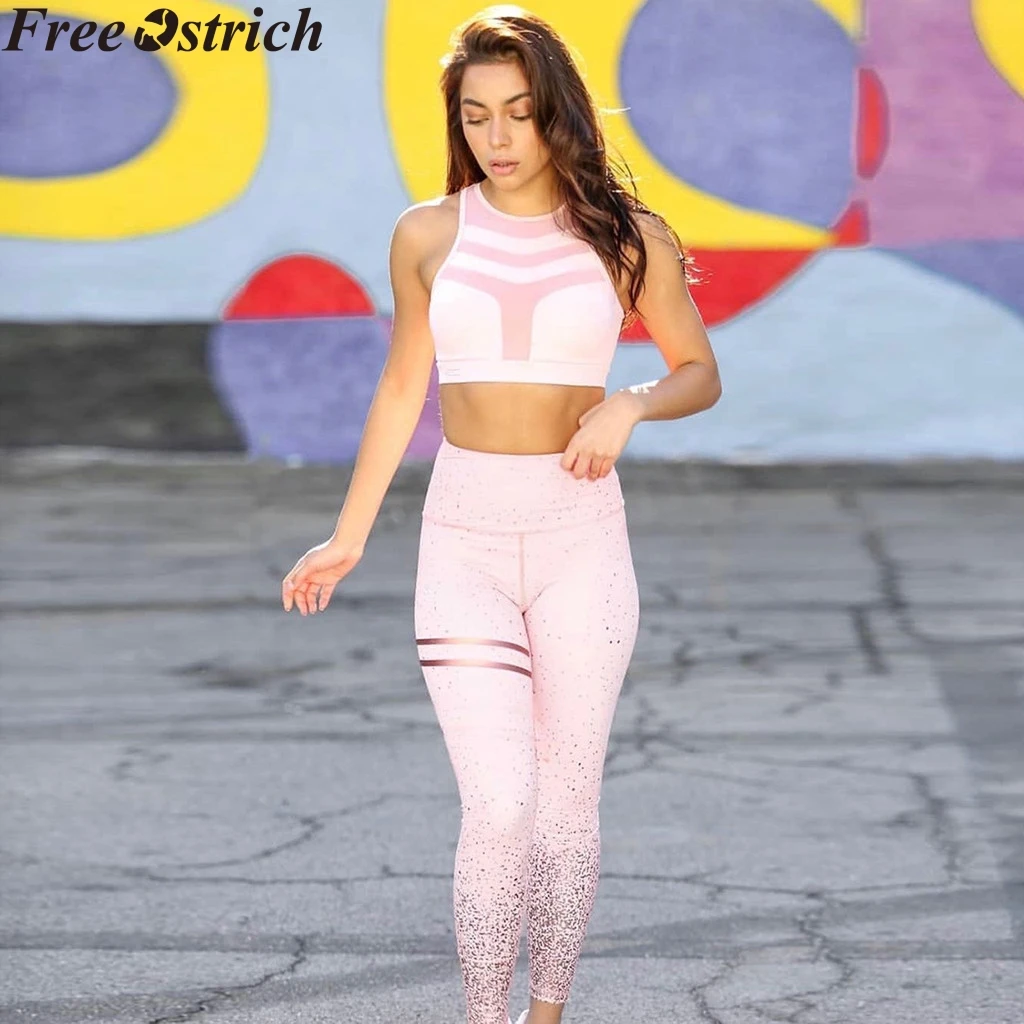 Новинка хит продаж женские леггинсы с золотым принтом высокая талия без