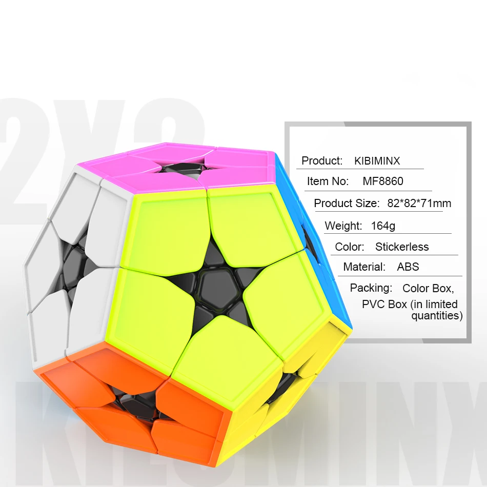 MoYu Cubing классный Meilong 2x2 KIBIMINX магический куб 12 Сторон 2x2x2 cubo magico профессиональные