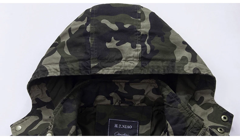 ReFire gear Осенняя теплая камуфляжная куртка с капюшоном мужская зимняя Ветровка Военная тактическая куртка камуфляжные повседневные штаны с карманами пальто