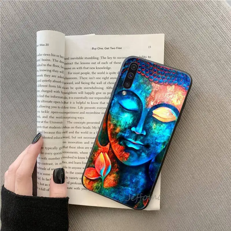 

Retro gautama buddha Phone Case For Samsung galaxy S note 7 8 9 10 20 fe edge A 6 10 20 30 50 51 70 lite plus Soft Silicone