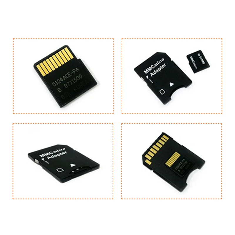 Акция! 64MB 128MB 256MB 512MB micromc карта микро мультимедийная + адаптер MMC памяти для Kodak