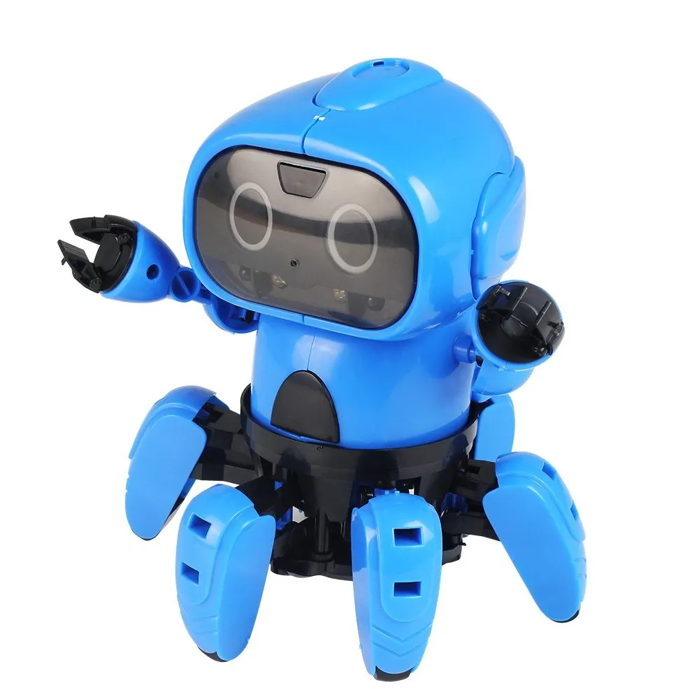 

Infrared RC Robot with Remote Controller Obstacle Avoidance Gesture Sense Following Programming DIY for Kids Home Educational