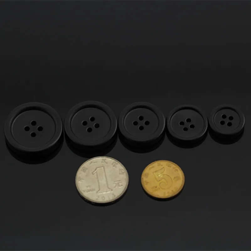 Пластиковые Швейные аксессуары для одежды 5 шт. круглые пуговицы с 4 отверстиями