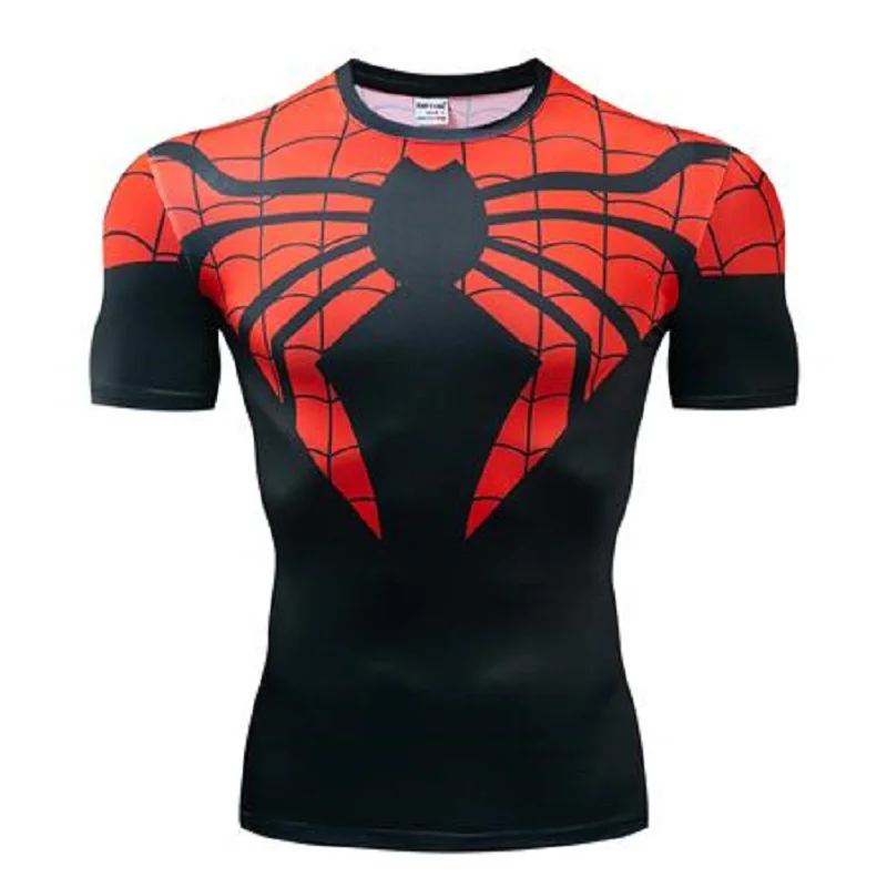 

Male/Female 3D Printed Short-Sleeved T-Shirt Summer Sports Fitness Running Casual Top Superhero Costume xxs-6xl