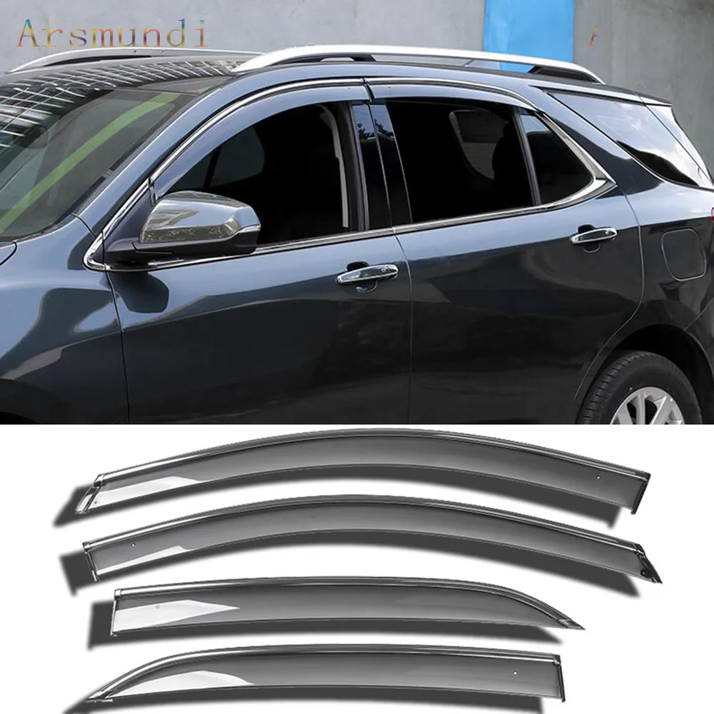 Для Chevrolet Equinox 2017 2020 окна автомобиля козырек от солнца для дождливой погоды