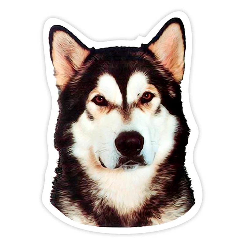 

13 x17 cm Self-adhesive Alaska Malamute Decal Car Sticker Waterproof Auto Decors on Bumper Rear Window Laptop