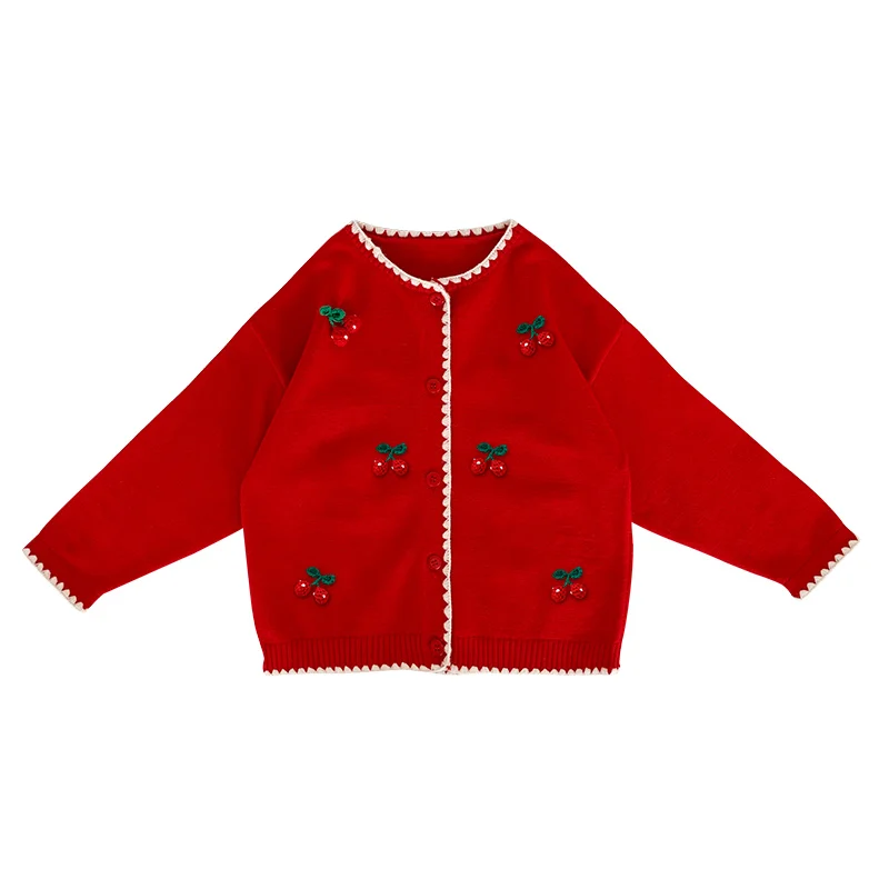 

2020 spring autumn new children sweater coat Korean baby girl loose outerwear baby cardigan coat