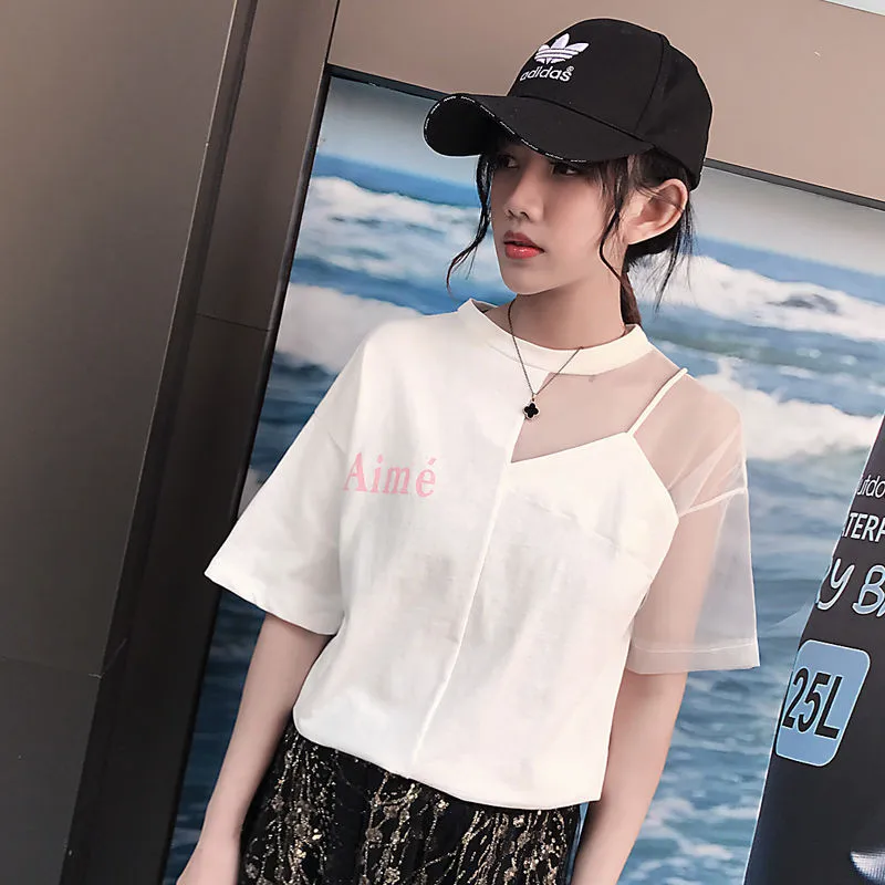 

Women Fashion Sexy off shoulder t shirt Holiday Tee streetwear girls tees Summer Sexy T Shirt Females