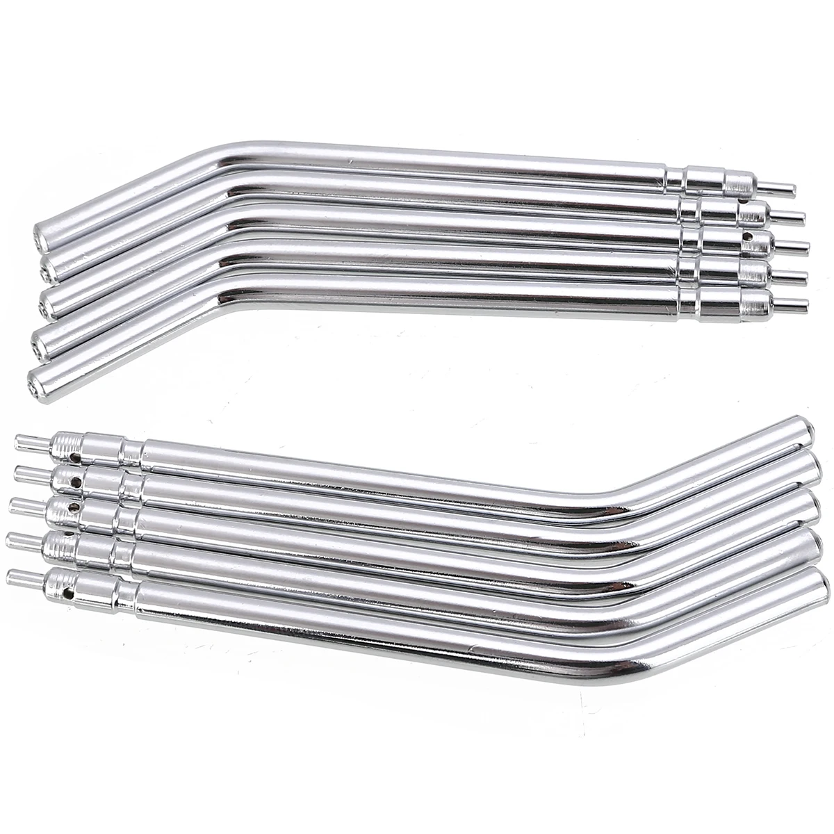 10pcs 3 Way Dental Air Water Syringe Spray Nozzles Tips Tube Stainless Steel Syringe Spray Nozzles Tips For Teeth Whitening
