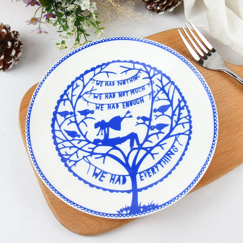 Лаконичные четырехсезонные дизайнерские изысканные костяные китайские наборы