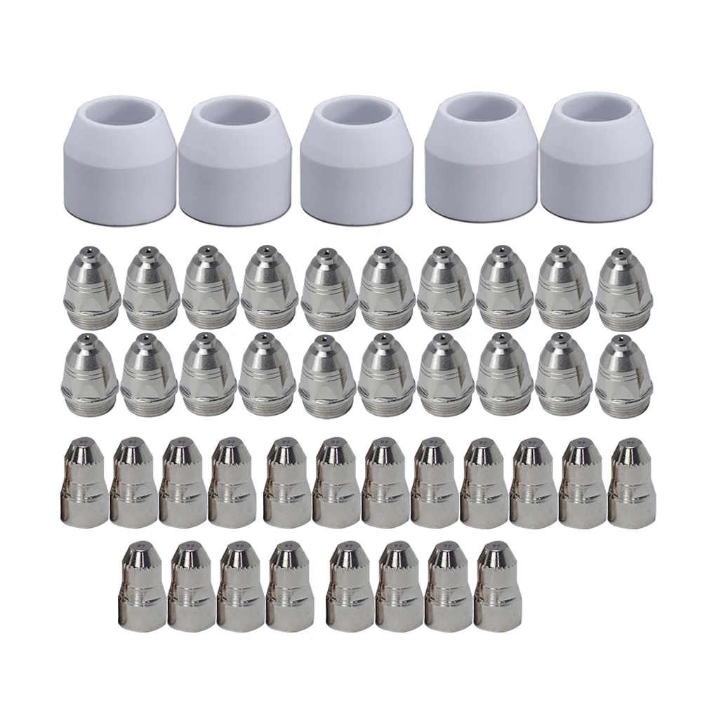 

45pcsP-80 For Panasonic Plasma Electrode Nozzle 1.5 100Amp Plasma Cutting Torch Shield Cup Electrode Durable For PANASONIC 80A