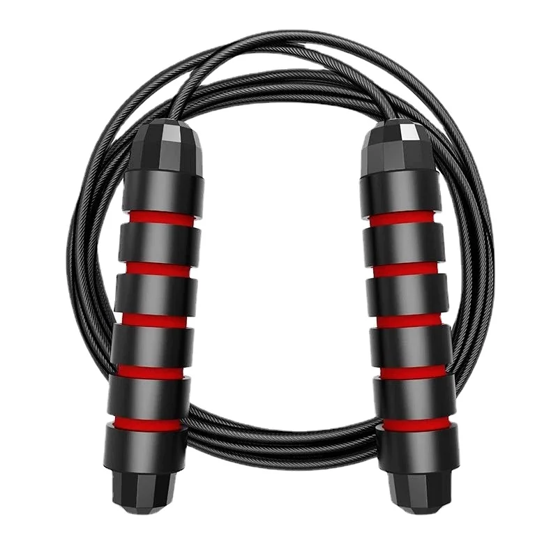 

Jump Rope Gym Fitness Tangle-Free Rapid Speed Jumping Rope Cable with Ball Bearings Steel Skipping Rope Home Exercise Slim Body