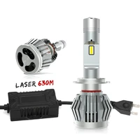 high power 1 lux630 meter 16000 lumen super bright luz bombillo luces focos led h4 9005 9006 h11 h4 h7 laser headlight