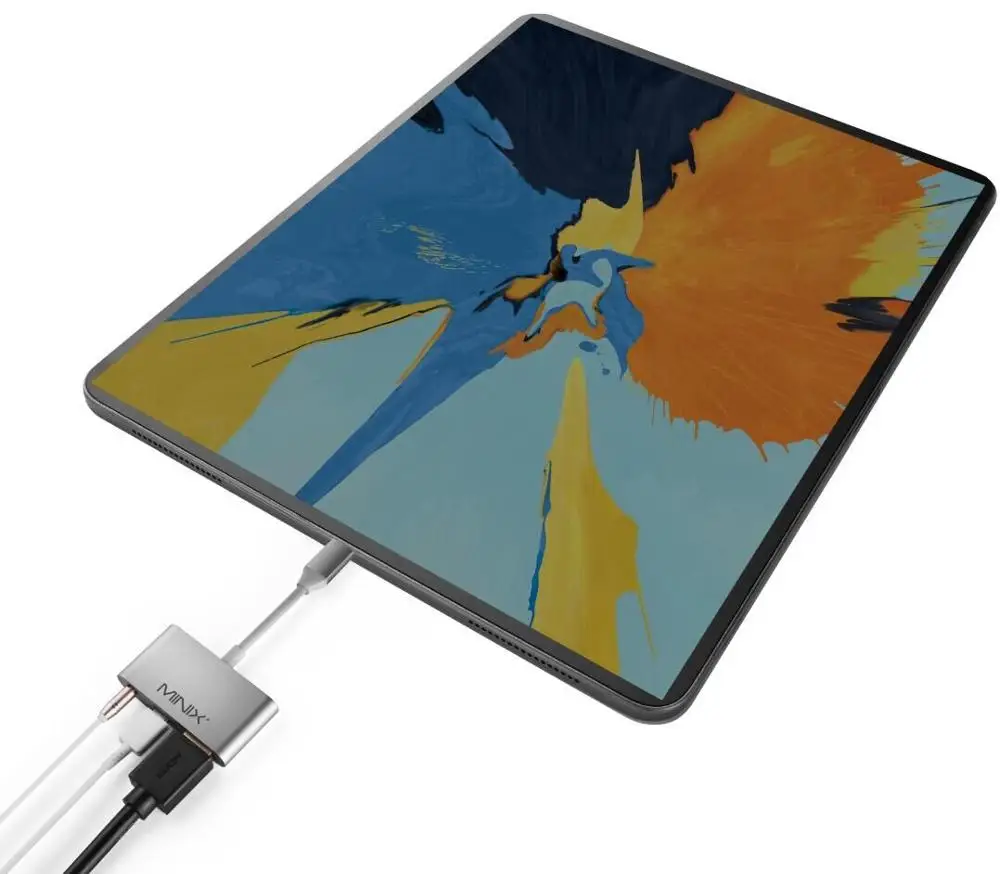 MINIX NEO C-HA Ultimate 3-в-1 медиа адаптер USB-C до 4K 60 Гц совместимому с HDMI 3 5 мм аудио разъем