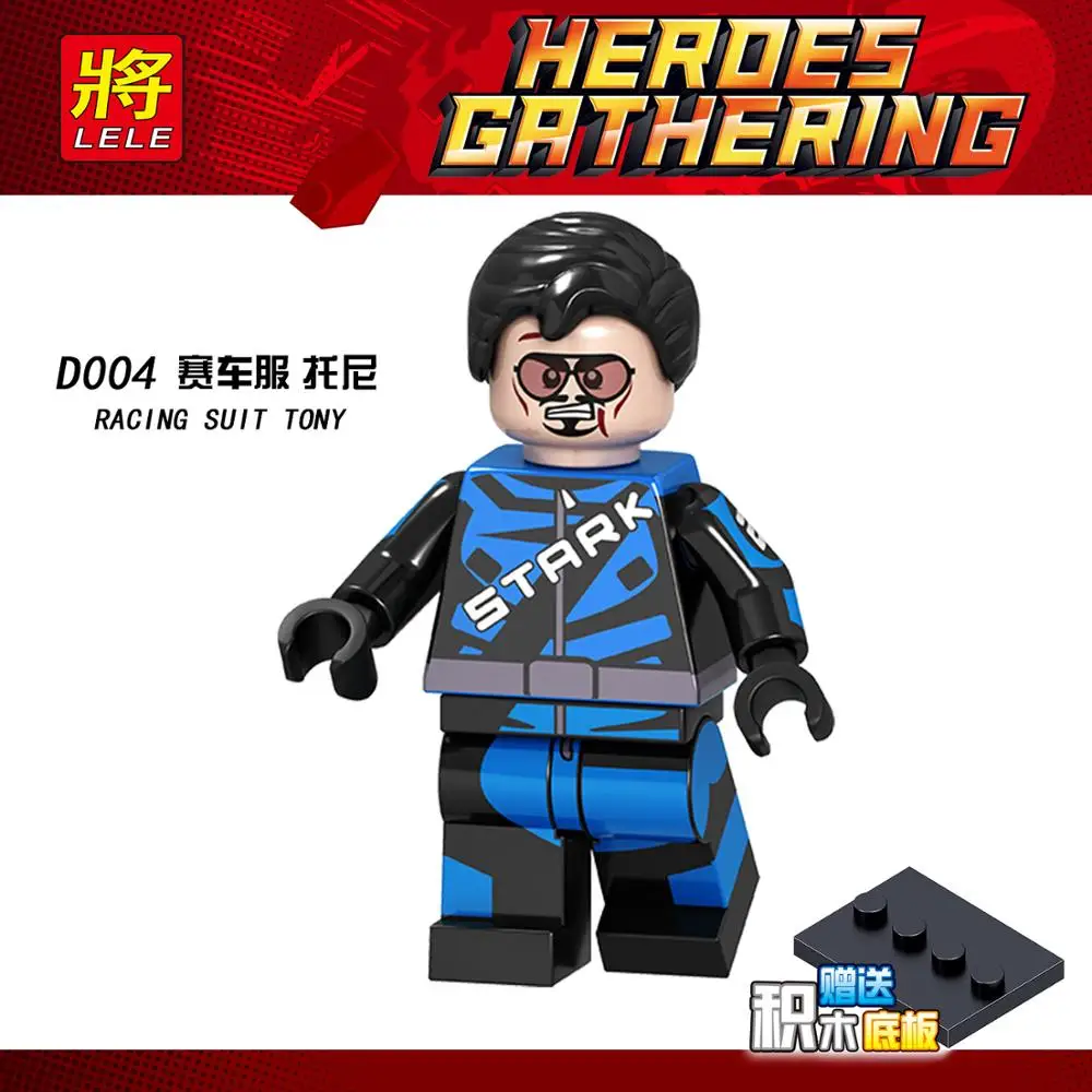 Фигурки Бэтмена Человека паука Железного человека супергероев строительные