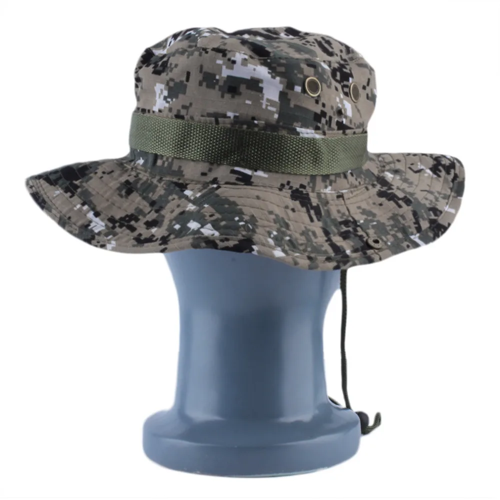 Tactical Boonie Hat Army Fisherman Cap Military Training Sun Protector Outdoor Sports Camouflage Fishing Hiking Hunting | Аксессуары для