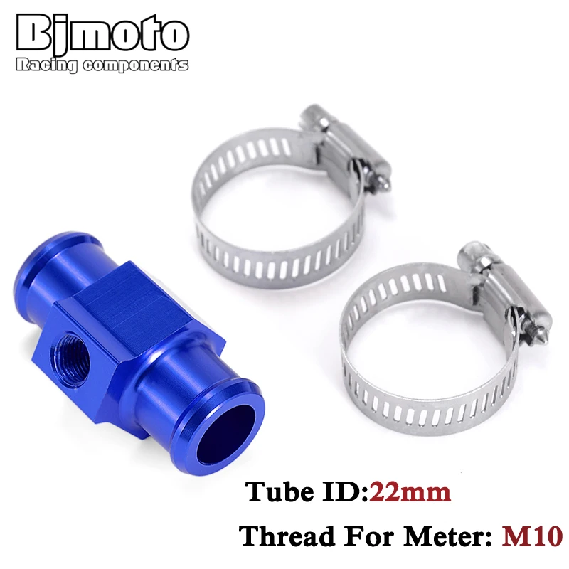 

Аксессуары для мотоциклов 22 мм Датчик температуры воды Манометр Соединительная труба радиатор шланг метр трубка соединитель Адаптер Комплект