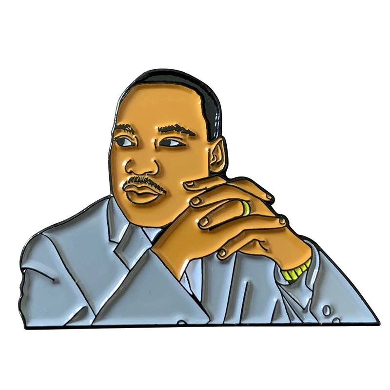 Брошь Martin Luther King Jr значок Я мечта чёрная жизнь черные заколки для лацканов |