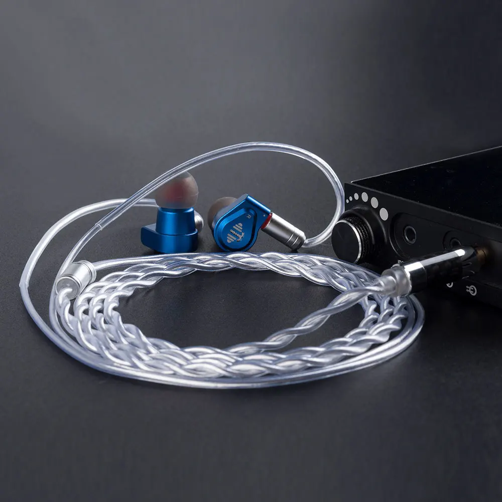 Yinyoo V6 2BA+ 1DD гибридные наушники в ухо ноулс BA драйвер HIFI DJ монитор наушники ушные наушники гарнитура с 2PIN съемный кабель V2